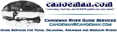Welcome to Canoeman River Guide Services