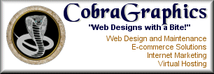 CobraGraphics - Web Design, Virtual Hosting, Internet Training and PC Sales & Service