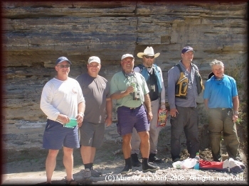 Dirk Davidek, Scott Dillon, Zoltan Mraz, Thomas Taylor, Steve Crowe and Gary Tupa