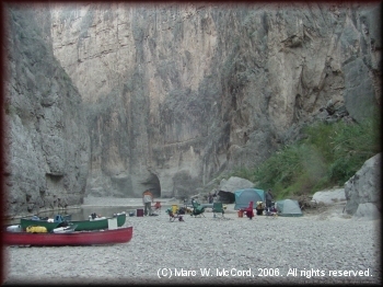 Santa Elena campsite on our fourth night