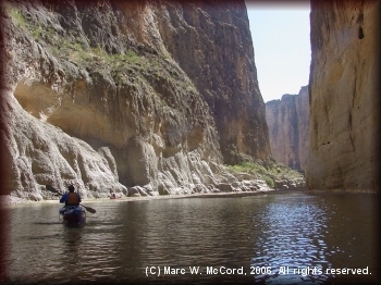 Steve enjoying the scenery in Santa Elena Canyon