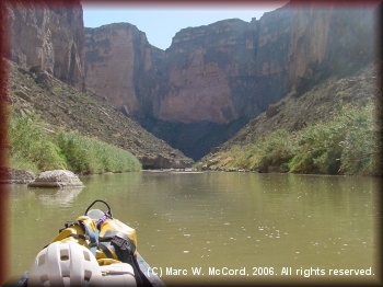Another constriction in the canyon lies ahead