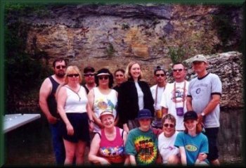 Winn Becton Group on the Buffalo National River, April, 2001