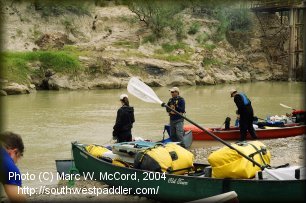 ACSA Group at Heath Canyon Ranch access on the Rio Grande