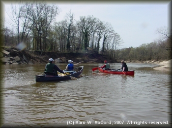 Paul, Ryan, Austin and Nick beginning the trip