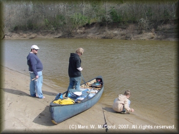 Paul, Nick and Ryan getting ready to fish
