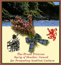 Druid Princess Sprig of Heather Award
