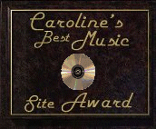 Caroline's Best Music Site Award