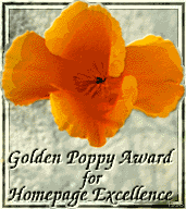 Golden Poppy Award for Web Page Excellence