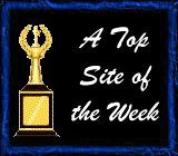 JP's Webzine Top Site of the Week Award