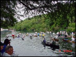 Lines up and waiting for the starting gun