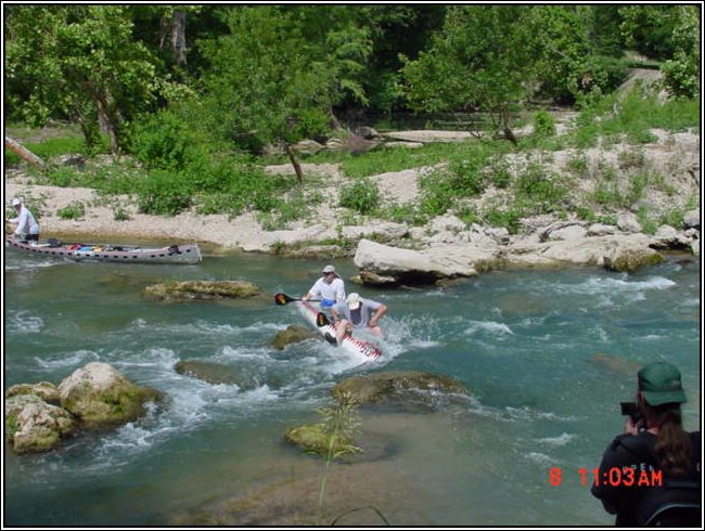 Let's stop and take a swim at Cottonseed Rapid