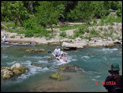 Let's stop and take a swim at Cottonseed Rapid