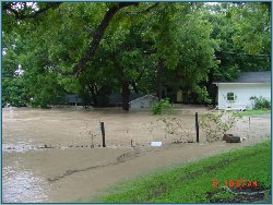 This house actually survived the flood!