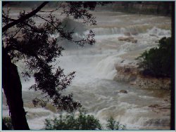 Closeup of Spillway overflow